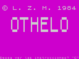 Opening screen